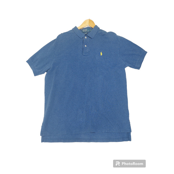Polo Ralph Lauren Blue and Yellow Polo Sz XL - Picture 1 of 3